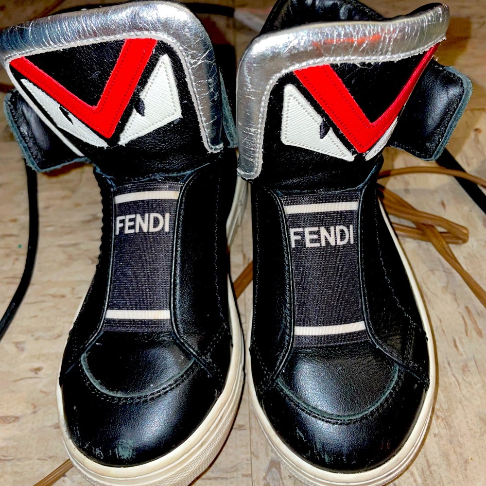 Kids Fendi Monster Sneakers